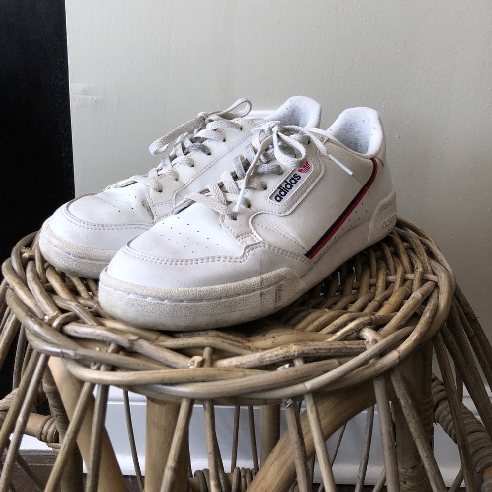 Adidas continental white sneaker
